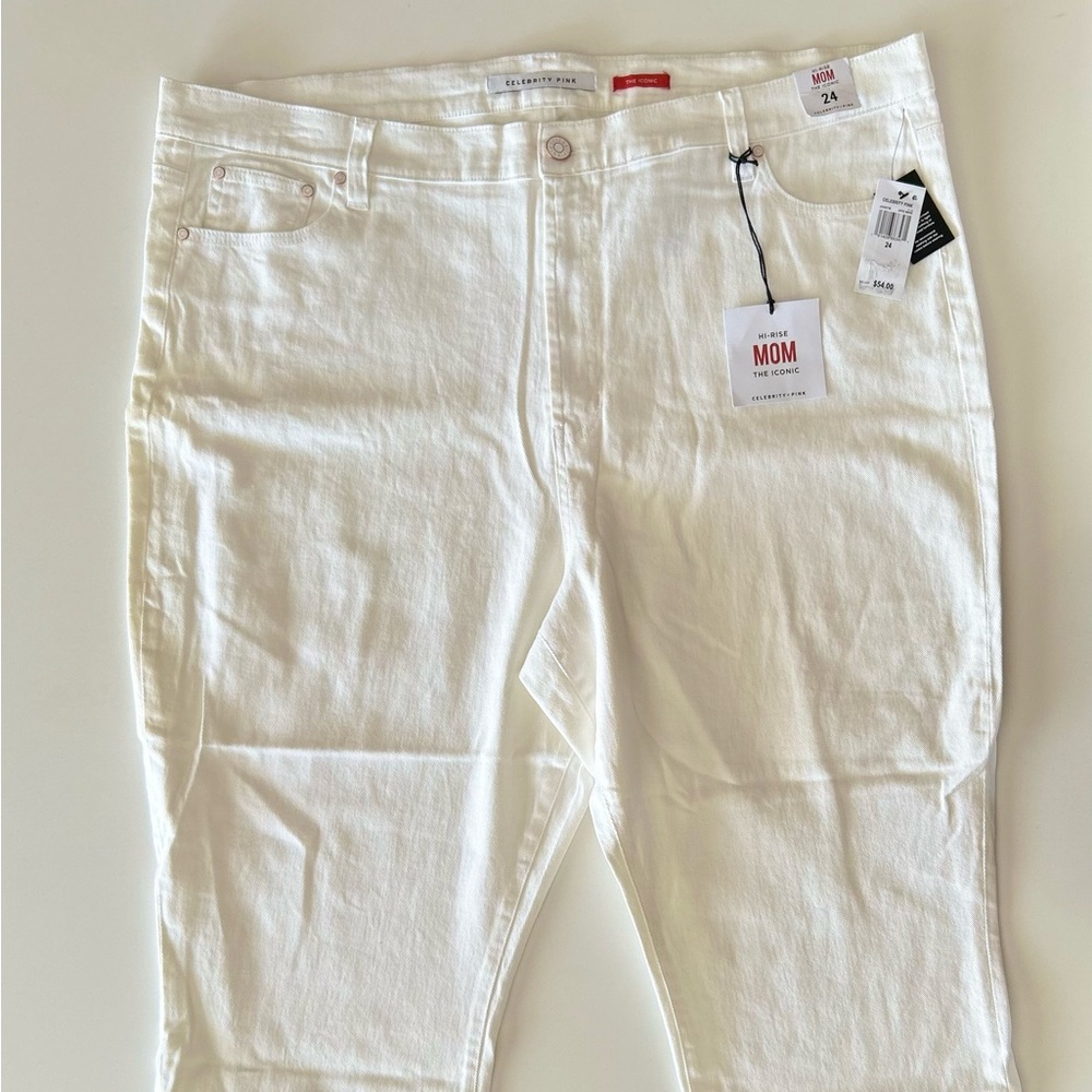 Celebrity Pink Women's Straight Leg Jeans - White